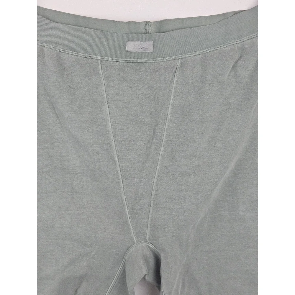SKIMS Cotton Jersey Boxer Sage Green High Waisted Loungewear Shorts‎ 4XL NWT